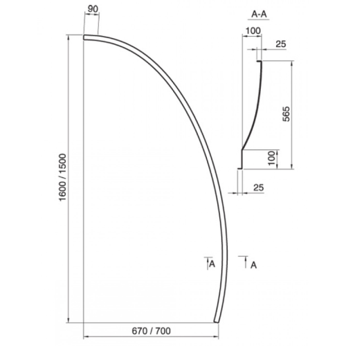Панель для ванны Ravak Avocado 150, 150 (CZT1000A00)