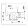 Корпус трапа Styron, 8x5 (STY-651-3)