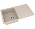 Кухонная мойка гранитная Vankor Easy, 76x44, бежевый (EASY EMP 02.76 BEIGE)