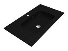 Умывальник DELLA 800 MIRASTONE BLACK
