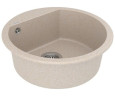 Кухонная мойка гранитная Vankor Tera, 50х50, бежевый (TERA TMR 01.50 BEIGE)