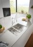 Кухонная мойка стальная Grohe K700U, 58x44 (31576SD0)