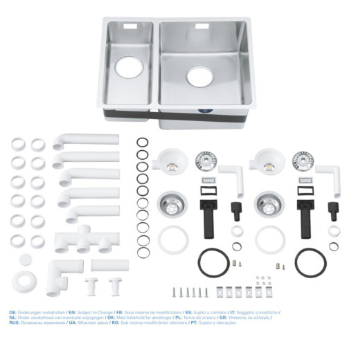 Кухонная мойка стальная Grohe K700U, 58x44 (31576SD0)