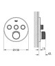 Термостат Grohe Grohtherm SmartControl, хром (29121000)