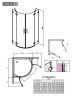 Душова кабіна Radaway Euphoria PDD, права, 80x80 (383002-01R)