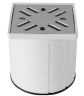 Надставка для трапа Styron, решётка, 10х10 (STY-505-100)