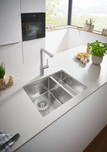 Кухонна мийка сталева Grohe K700U, 58x44 (31577SD0)