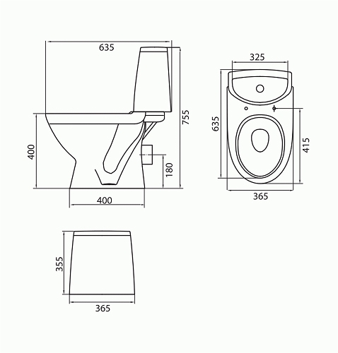 Унітаз компакт Kolo Runa (L89208000)