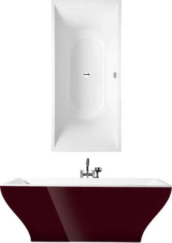 Ванна квариловая Villeroy&Boch La Belle, 180х80 (UBQ180LAB2PDT1V-01)