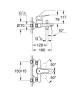 Смеситель для ванны Grohe BauEdge, однорычажный, хром (23334000)
