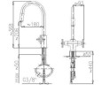Смеситель для кухни KFA Armatura Symetric, двухвентильный, хром (343-210-00)
