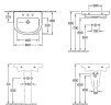 Умывальник подвесной Villeroy&Boch Subway 2.0, 60 (711461R3)