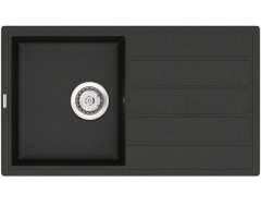 Кухонная мойка гранитная Vankor Easy, 76x44, черный (EASY EMP 02.76 BLACK)