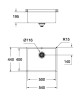 Кухонна мийка сталева Grohe K700U, 54x44 (31574SD0)