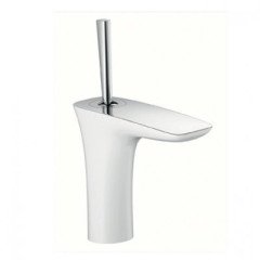 Змішувач для умивальника Hansgrohe PuraVida, джойстик, білий (15070400)