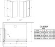 Душова кабіна Radaway Carena KDJ, права, 80x100 (34432-01-01NR)