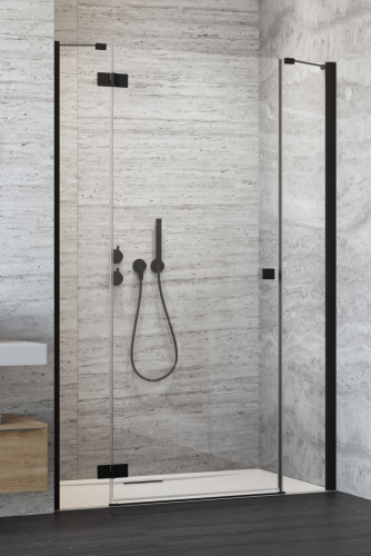 Душевая кабина Radaway Essenza New Black DWJ+S, левая, 140х140 (385033-54-01L)