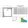 Душевая кабина Radaway Fuenta New KDD-B, левая, 100x100 (384072-01-01L)
