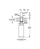 Дозатор для жидкого мыла Grohe Cosmopolitan (40535DC0)