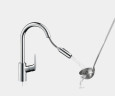 Смеситель для кухни Hansgrohe Focus S, однорычажный, хром (31815000)