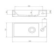 Умывальник подвесной Aet Acquafredda, 35 (L319T0R1V2)