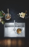 Кухонная мойка стальная Grohe K800, 102x56 (31586SD0)