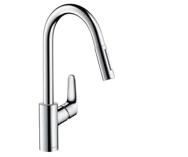 Смеситель для кухни Hansgrohe Focus S, однорычажный, хром (31815800)