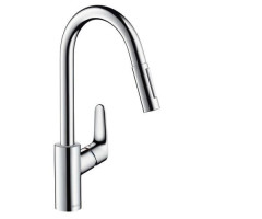 Смеситель для кухни Hansgrohe Focus S, однорычажный, хром (31815800)