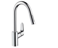 Смеситель для кухни Hansgrohe Focus S, однорычажный, хром (31815800)