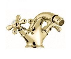 Змішувач для біде Emmevi Deco Classic, двовентильний, золото (OR12014)