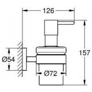 Дозатор для жидкого мыла Grohe Essentials (40448001)