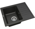 Кухонная мойка гранитная Vankor Lira, 55x45, черный (LIRA LMP 02.55 BLACK)