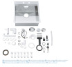 Кухонная мойка стальная Grohe K800, 56x52 (31583SD0)