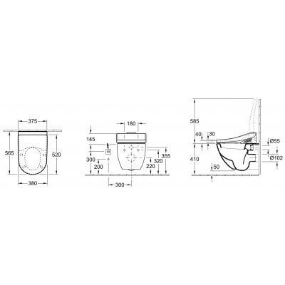 Унітаз підвісний Villeroy&Boch Subway (660010R1)