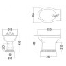 Біде підлогове Devon&Devon Westminster (IBBID1FWES)