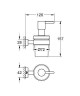 Дозатор для жидкого мыла Grohe Essentials Cube (40756001)