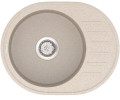 Кухонна мийка гранітна Vankor Lira, 57x45, бежевий (LIRA LMO 02.57 BEIGE)