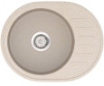 Кухонная мойка гранитная Vankor Lira, 57x45, бежевый (LIRA LMO 02.57 BEIGE)