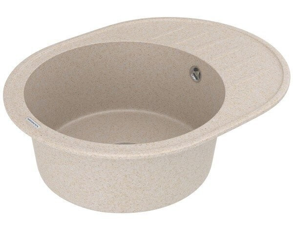 Кухонная мойка гранитная Vankor Lira, 57x45, бежевый (LIRA LMO 02.57 BEIGE)