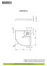 Душевой поддон Radaway Argos А, 90x90 (4AA99-01)