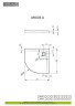 Душовий піддон Radaway Argos А, 90x90 (4AA99-01)