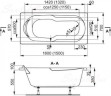 Ванна акриловая Vagnerplast Nymfa, 150x70 (VPBA157NYM2E-01)