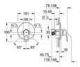 Cмеситель для душа Grohe BauLoop, однорычажный, хром (29080000)