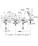 Смеситель для ванны Grohe BauLoop, двухвентильный, хром (2511900A)