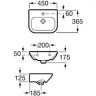 Умывальник подвесной Roca Nexo, 45 (A327643000)