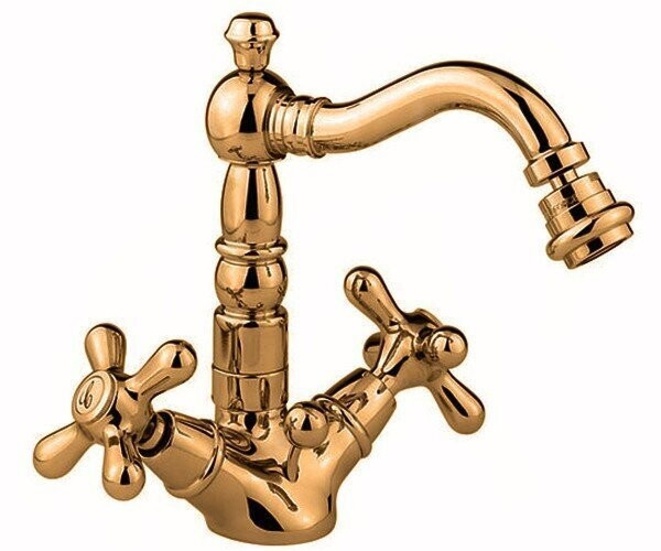 Змішувач для біде Emmevi Deco Old, двовентильний, бронза (BR12614P)
