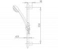 Душевой гарнитур KFA Armatura Mars (841-325-00)
