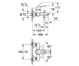 Смеситель для ванны Grohe BauLoop, однорычажный, хром (23341000)