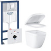 Комплект: Унитаз Grohe Euro + Инсталляция Grohe Rapid SL (UA39206CB0)