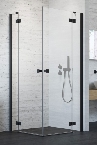 Душевая кабина Radaway Essenza New Black KDD, левая, 90x90 (385060-54-01L)